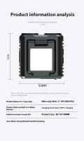 Linterna Frontal LED De Inducción Recargable Con Batería Integrada Sensor Y Clip Para Camping Y Pesca Luz De Cabecera - details 7