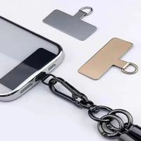Lanyard De Teléfono Metálico Universal Goma De Parche Sujeción Para Tarjetas Y Celular Correa De Colgaje Tamaño Approx 47*20mm Unisex - details 8