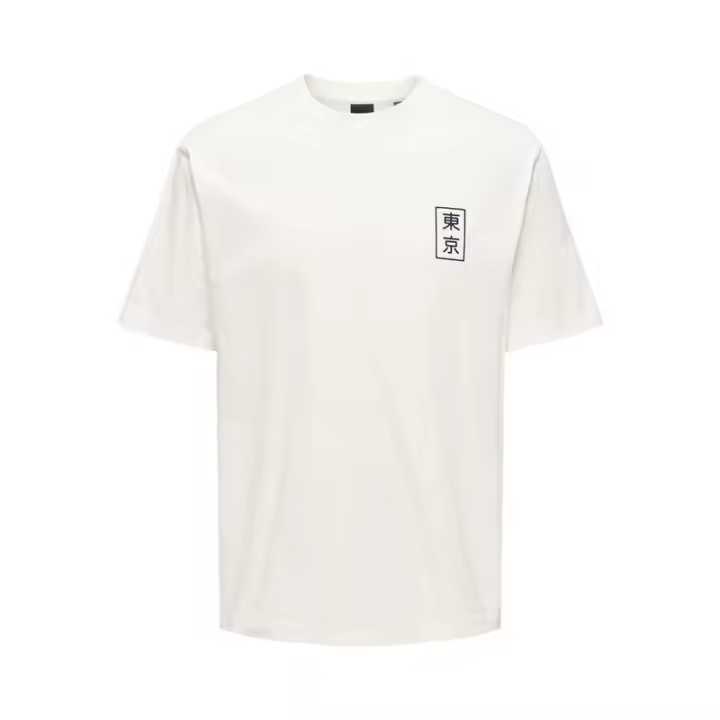 Only  Sons Camiseta Only  Sons Onskace Rlx Jap Blanco Hombre - 1