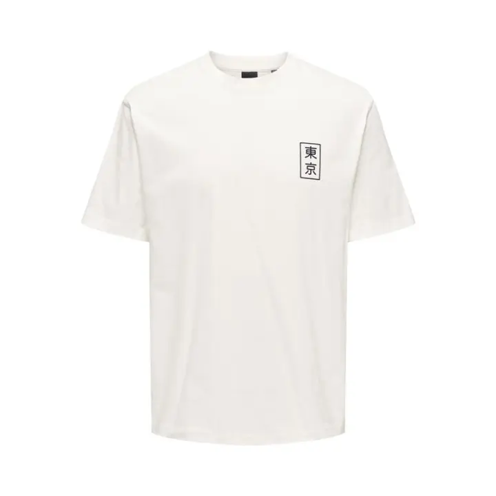Only  Sons Camiseta Only  Sons Onskace Rlx Jap Blanco Hombre - 1