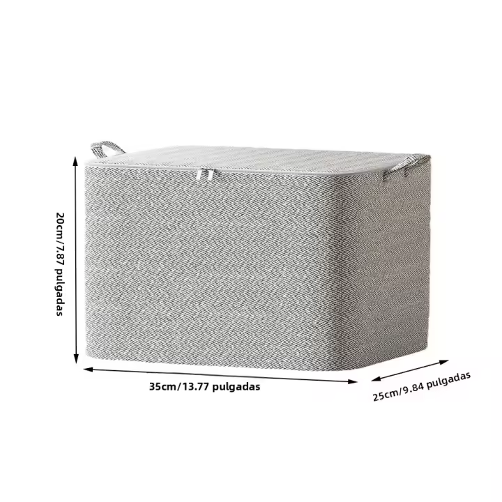 Caja De Almacenamiento Para Edredones Organizador a Prueba De Polvo Espacioso Para Ropa Y Colchones Caja De Plástico Ecológica De 110L - 1