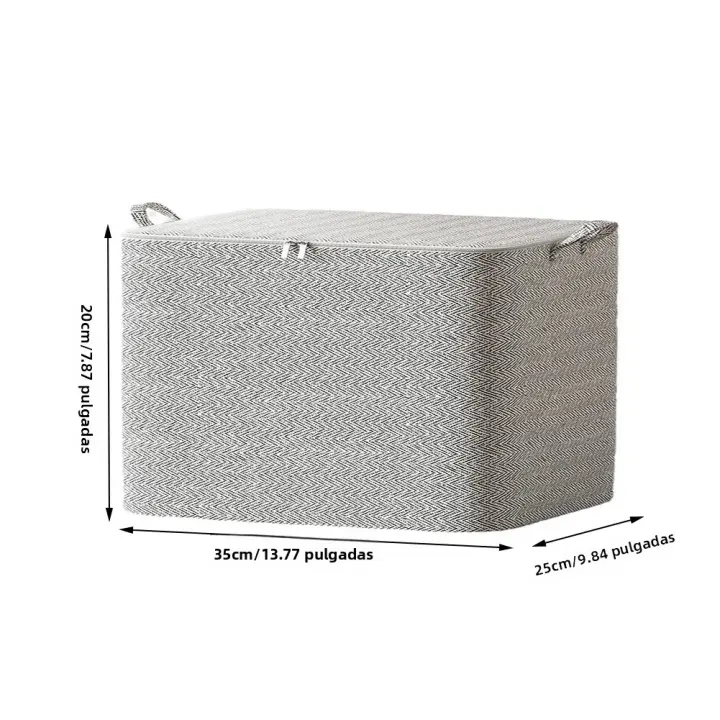 Caja De Almacenamiento Para Edredones Organizador a Prueba De Polvo Espacioso Para Ropa Y Colchones Caja De Plástico Ecológica De 110L - 1