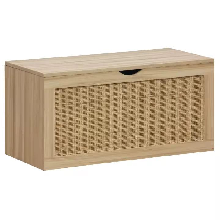 Baúl Mueble Auxiliar Bong Color Pino 80x40x40 cm - 1