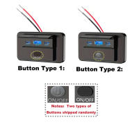 Adaptador De Carga USB 12V Para Coche Panel De Enchufe De Pared Accesorios De Cargador Rápido Para Auto Bus RV Camión Montaje En Pared - details 1
