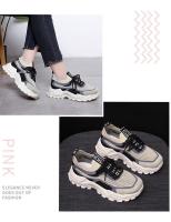 Zapatillas De Correr Para Mujer 2024 Estilo Coreano Transpirables Y Ligeras Moda Casual Suela De Plástico Sin Cubierta Del Tobillo - details 1