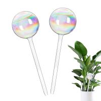 Bulbos De Rociado Automático Para Plantas Vidrio Rainbow Gradient Color Transparente Herramienta De Riego De Maceta Self Watering - details 3