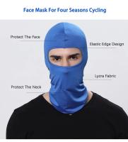 Balaclava De Ciclismo Deportiva Para Hombres Y Mujeres Mascarilla Facial Militar De Seda Helada Bandana De Motocicleta Protección UV Verano Lycra - details 2