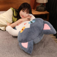Muñeco De Peluche De Gato Con Ojos Grandes Y Diseño De Ballena Creativa Suave Y Cartoon Juguete Para Niños Regalo De Navidad - details 19