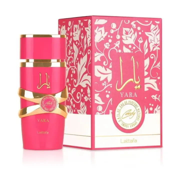Yara Candy Eau de Parfum para Mujer - Lattafa Fragancia Dulce con notas de Vainilla y Caramelo - 1