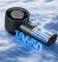 Ventilador de mano 2025, portátil, con pantalla digital inteligente, ventilador de escritorio para el hogar, ventilador pequeño con compresa fría - details 5