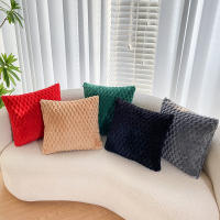 Funda De Cojín De Peluche Falsa Doble Cara Suave Y Fluffy 2pcs Lavable En Máquina Para Decoración De Sala De Estar Y Cama - details 0