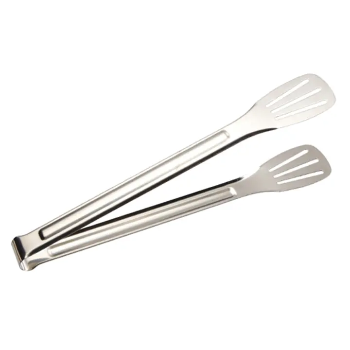 Pinzas De Alimentos De Acero Inoxidable Para Cocina Herramientas De Barbacoa Resistentes Al Calor Para Pasteles Y Ensaladas - 1
