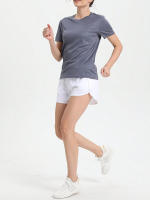 5Pcs Camiseta Deportiva Para Mujer Ultraligera Secado Rápido Transpirable Top Ligero Para Entrenamiento Fitness Running Gym - details 10