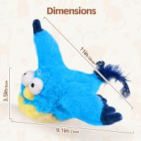 Juguete Interactivo Para Gatos Recargable Con Pájaro Silbante Y Batiente Sin Volar Con Nepote Para Gatos De Interior Juguete De Peluche Activado Al Tocar - details 12