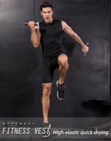 Camiseta De Deporte Para hombreQuick DryTop De gimnasioRunningFitness Con Cuello redondoRopa Deportiva Transpirable Y Cómoda - details 0