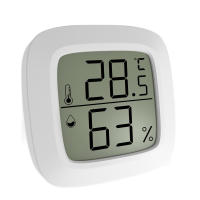 Estación Meteorológica Digital Con Termómetro Y Higrómetro Monitor De Humedad Y Temperatura Con Absorci\u00f3n Magnética Pantalla LCD Estilo De Soporte Y Colgante Para Interior - details 4