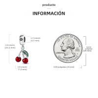 Encanto De Colgante De Árbol De Familia Platinado En Plata Para Pulsera De Bangle Y Collar DIY Regalo Con Doble Vuelo Aéreo - details 237