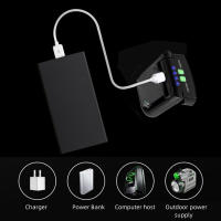 Linterna Frontal LED Mini Para Gorra Y Chaqueta Luz De Sombrero Portátil Recargable Por USB Para Pesca Y Camping Iluminación Eficiente Y Ángulo Amplio - details 6