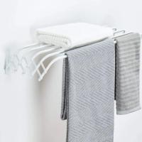 COSHANO Tendedero Extensible metalico para Pared, Soporte Plegable para Tender Ropa, Toallas, hogar Interior y Exterior - details 2