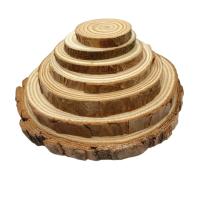 Círculos De Madera De Pino Natural No Terminados 3-12cm Para Manualidades DIY Bodas Y Decoración Del Hogar Discos Con Corteza - details 4