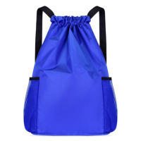 Mochila Grande De Nylon Impermeable Para Hombres Y Mujeres Con Cordón Y Bolsillos 2023 Mochila De Viaje Deportiva Con Capacidad Grande - details 6