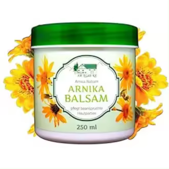 Crema Árnica Antiinflamatoria con Aceites Naturales, Alivio Rápido para Dolores Musculares y Articulares, Relajante Muscular, Ideal para Masajes, Fisioterapia y Piernas Cansadas, Dermatológicamente Probada, 250 ml - 1
