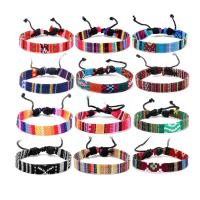 Juego De 12 Pulseras Éticas De Colores Para Mujeres Y Hombres Bohemia Tejidas En Lona Moda Verano Joyería Unisex Geométrica - details 10