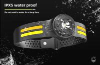 Linterna Frontal LED Recargable Para Pesca Y Camping Con Fuente De Luz Tricolor Blanco/Rojo/Amarillo Ángulo Amplio De Iluminación Resistente Al Agua - details 9