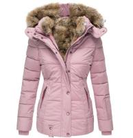 Chaqueta de franela polar de otoño para Mujer, camisas casuales a Cuadros con botones, Abrigo de manga Larga - details 1
