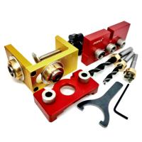 Juego De Guías De Agujeros Para Madera De Aleación De Aluminio 3 En 1 Localizador De Guía De Taladro Para Soldadura De Tablas Herramienta De Carpintería - details 12