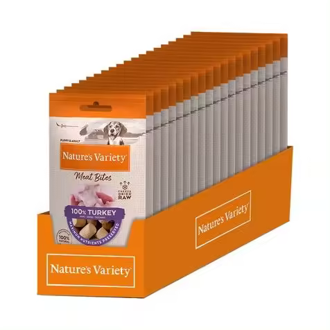 Nature´s Variety Meat Bites Pavo Para Perros 20 X 20 Gr - 1