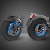 JOYOR Y6-S Patinete Scooter Eléctrico, Batería 18Ah, motor 500W, autonomía de hasta 75 km, ruedas de 10 pulgadas, velocidad máxima 40 km/h, frenos de disco duales y estructura plegable, Ideal para actividades al aire libre y desplazamientos - details 2