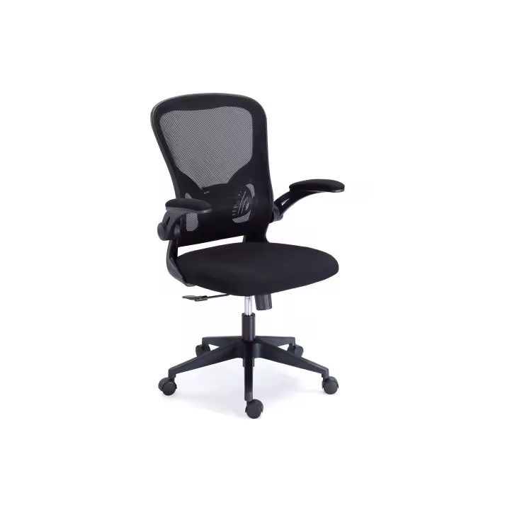 SILLA GIRATORIA LEXI RED TRANSPIRABLE NEGRO / ESTRUCTURA NEGRA  ADC MUEBLECENTER  Envío Gratuito - 1