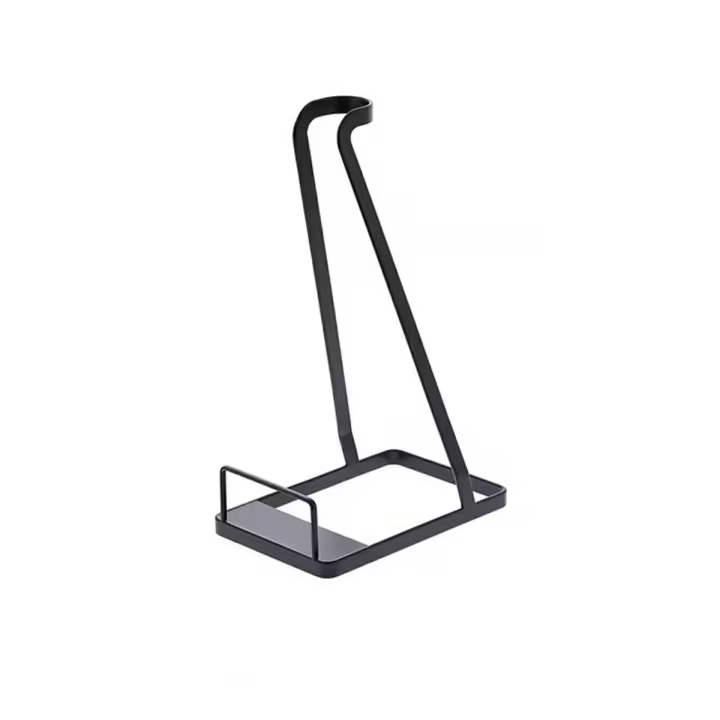 Soporte Plegable Minimalista para Aspiradora (Estilo Japonés) | Organizador de Escobas de Hierro | Estante de Almacenamiento de Pie - 1