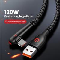 Cable de carga rapida tipo C 120w USB cargador para Xiaomi Redmi Huawei Samsung Cable De Datos USB C 2M - details 1