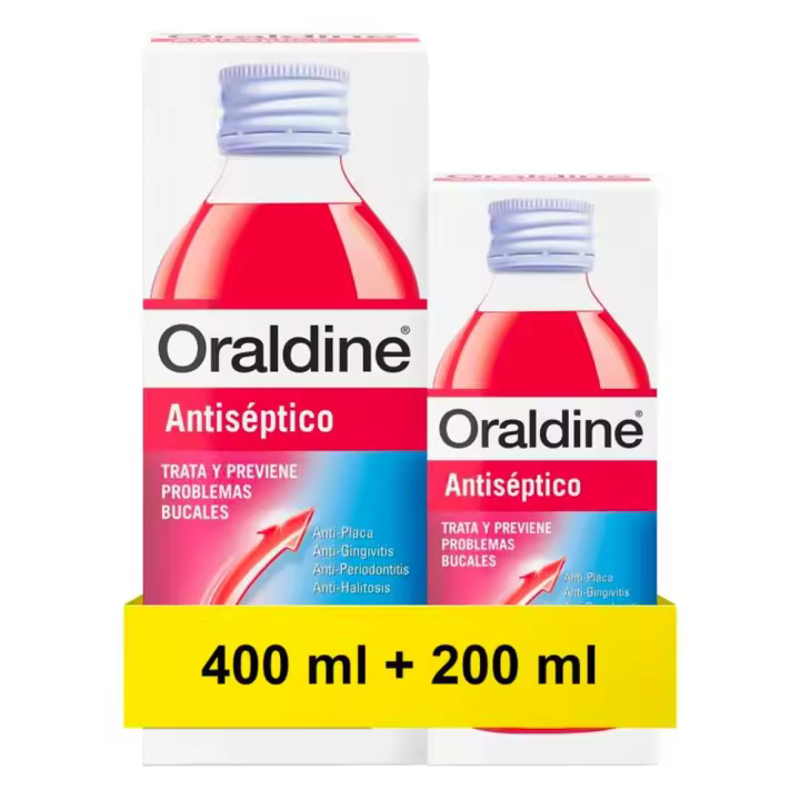 Oraldine Colutorio 400ml + 200ml - Fresco y Limpio - 1