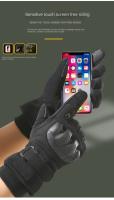 Guantes Tácticos De Invierno Para Motocicleta Caza Esquí Deportes Protección Mano Unisex Nylon Y Algodón Guantes Con Dedos Separados - details 4