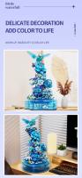 Set De Bloques De Construcción Con Luz Y Música En Forma De Flor Juguete Educativo Creativo Para Decoración Regalo De Navidad Para Niños - details 8
