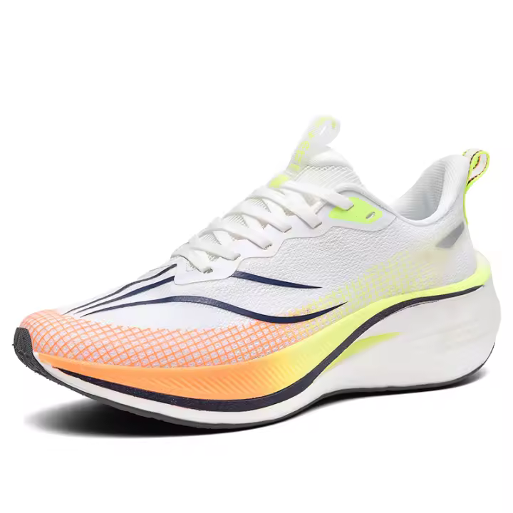 Zapatos De Correr Unisex Transpirables Con Suela De Goma Antideslizante Y Placa De Carbono Para Deporte Y Entrenamiento - 1