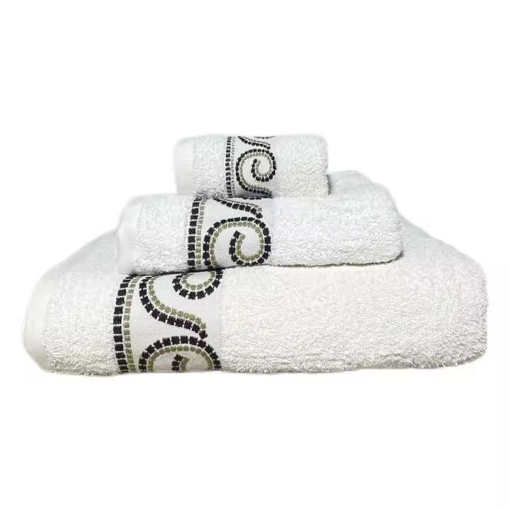 ILOVEHOME - Juego de Toallas de Baño 100% Algodón 450G - Set de 3 Piezas en Colores Variados , Incluye una toalla de tocador (30x50cm), una toalla de lavabo (50x100cm) y una toalla de sábana (100x150cm) - 1