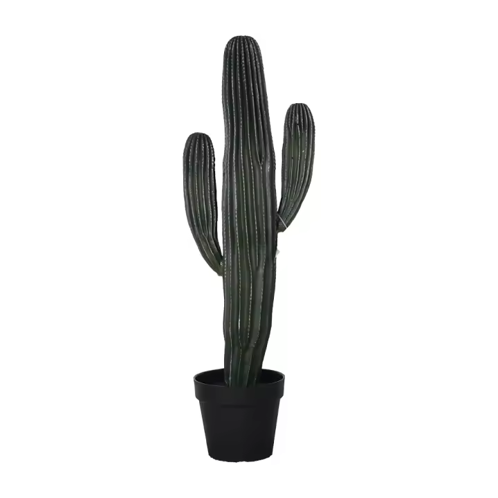 Poenia Arte Floral - Cactus Artificial 90cm - REF 631403 - Decoración Duradera - 1