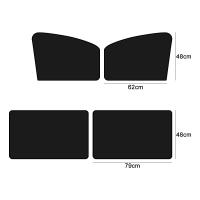 Protector De Sol Para Coche Con Magnéticos Cortinas De Protección UV Cortina De Ventana Dual Lados Auto Sunshade Accesorios DIY - details 11