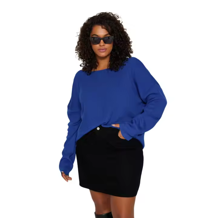 Trendyol Anthracite Knitwear Sweater With Cross Band Detail On The Back - 1
