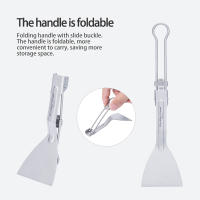 Cuchara De Frying Con Mango Plegable De Titanio Boundless Voyage Para Cocina Al Aire Libre Y Camping Ti1076T Utensilio De Cocina Plegable - details 1