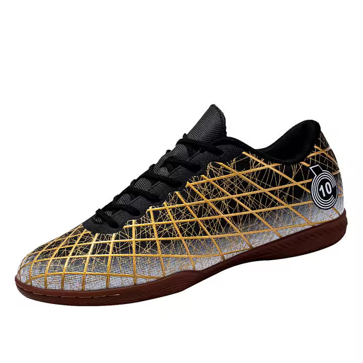 Zapatos De Fútbol Profesionales Para Adultos Duros Antideslizantes Deportivos Interiores Bajo La Rodilla Material PU Tela De Poliéster Suela De Goma - 1