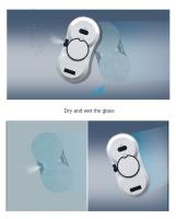 Robot Limpiador de Ventanas Eléctrico Automático para Uso Doméstico con Control Remoto y Rociador de Agua HCR-10 - details 10