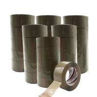 Various Cinta Adhesiva Transparente y Marrón (48mm 100m) (48mm 200m) Cinta Embalaje Cinta Adhesiva para Embalar Paquetes y Cajas de Envio Color Precinto Tranparentey Marrón 6 y 36 Rollo - details 1