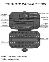Juego De Destornilladores Eléctricos De Precisión 153 En 1 Con Torque Alto Ajustable 4 Luz LED Magnética Phillips Torx Herramienta Eléctrica 0.5N.m - details 13