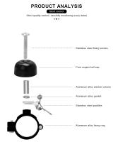 RIDERACE Campana De Bicicleta Retro De Cobre Sonido Claro Y Fuerte Para MTB Alernia De Manillar Seguridad Ciclismo En Carretera Advertencia Alarma - details 5