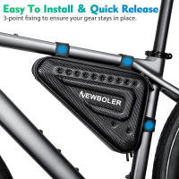 Bolsa De Tubo Impermeable NEWBOLER EVA 2.5L Para Ciclismo MTB Y Carretera Bolsa Triangular De Marco Frontal Para Reparación De Herramientas - details 5